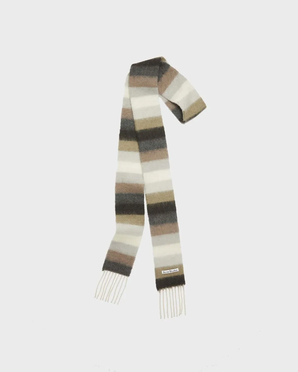 Acne Studios   Scarf Woll-Apaca Fringe  Olivgrön ONESIZE 